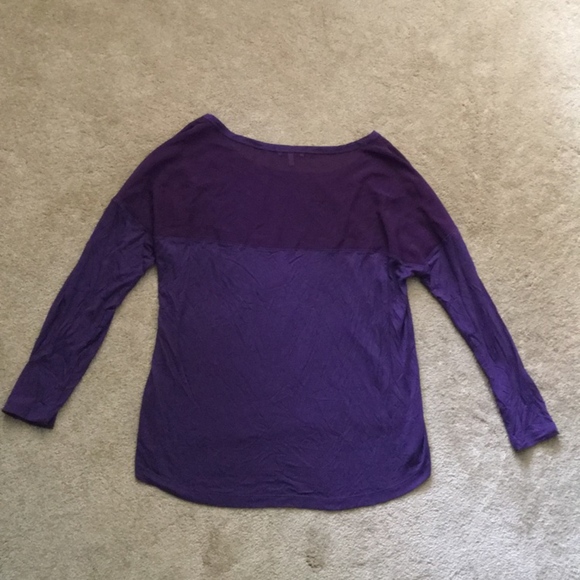 Juicy Couture Jeweled Plum Square Tee w/ Yoke NWT - Picture 2 of 8
